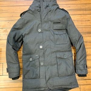 Nobis Shelby Military Parka Heather Black sz Small